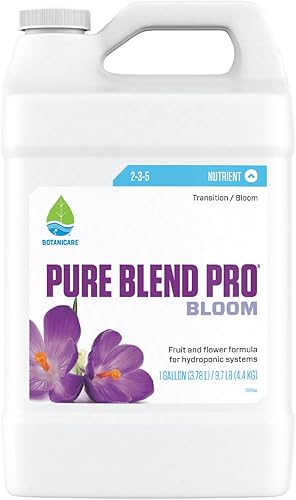Botanicare Pure Blend Pro Bloom, nutriente para frutas y flores, 2-3-5, 1 gal.