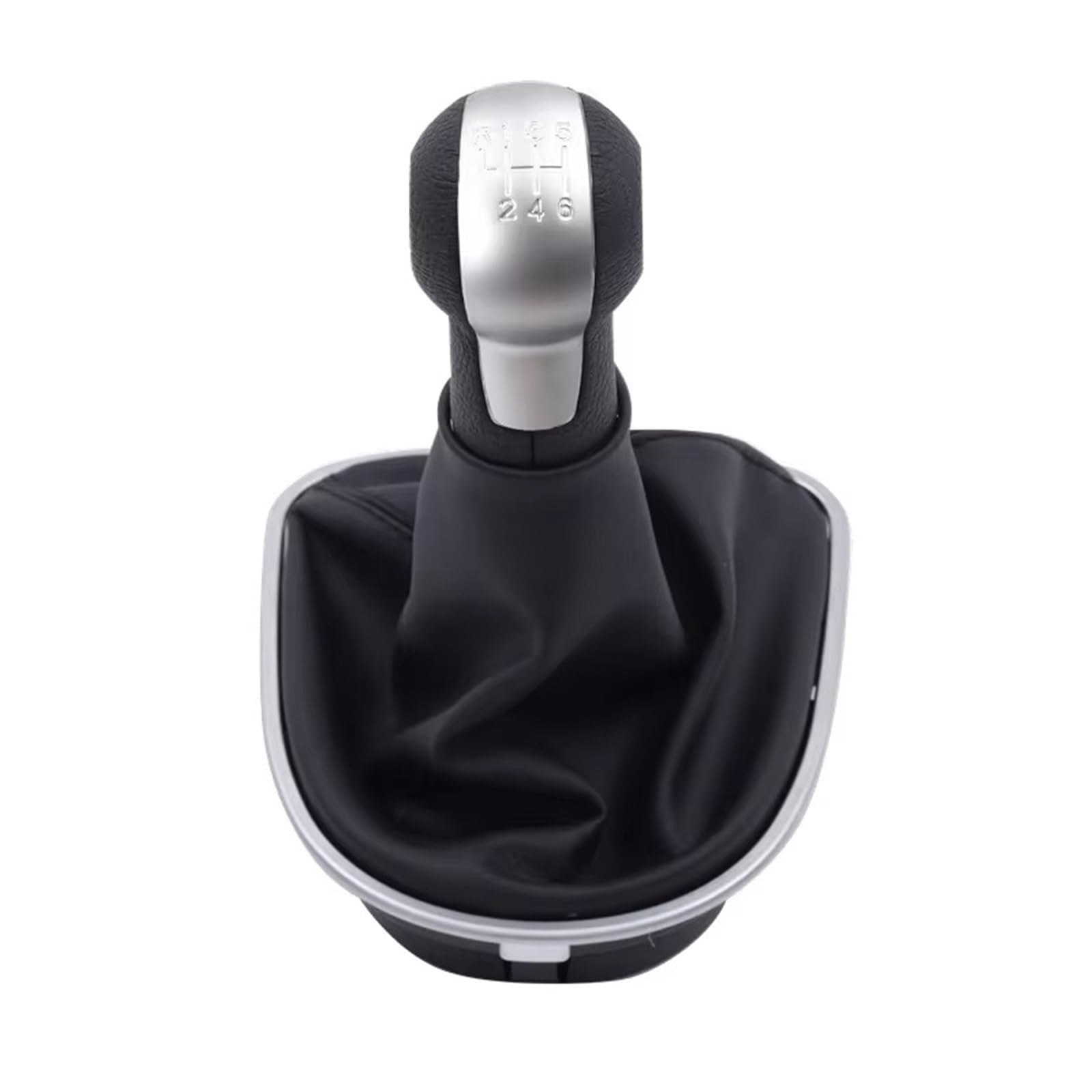 PDURMBUAB Gear Shift Knob Manual for Leon MK2 1P (2005-2012) Altea XL (2004-2012) Toledo MK3 (2004-2009) Car Gear Stick Shift Knob with Leather Boot