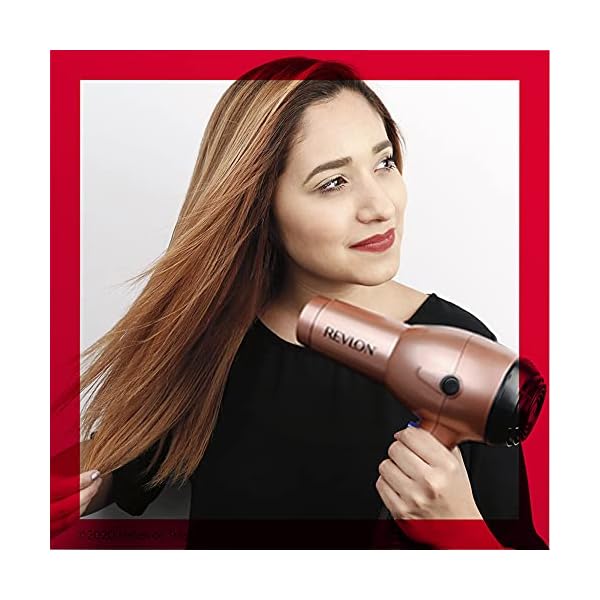 REVLON-1875W-Lightweight-Fast-Dry-Hair-Dryer Revlon Light & Fast Hair Dryer | 1875W Stunning Blowouts Easily and Comfortably