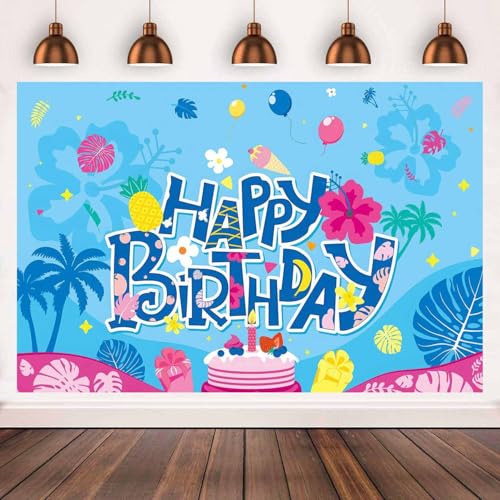Geburtstagsdeko Stit Hintergrund Geburtstags Hawaii Party Dekoration für Party deko