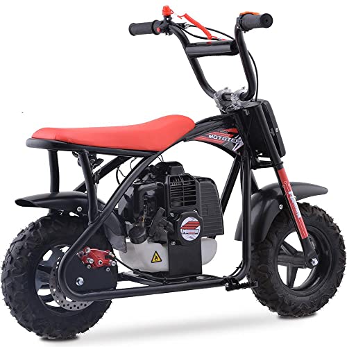 Mototec MT-MB-52CC-BANDIT_RED Bandit 52Cc 2-Stroke Kids Gas Mini Bike Red thumb #3
