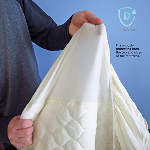 Cojín de cuna ajustable de algodón orgánico protector natural e hipoalergénico premium 3