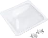 RV Skylight 22" x 22" x 4", 26" x 26" RV Skylight Replacement Cover Fit 22" x 22" RV Shower Skylight Openings, RV Skylight Cover Compatible with RV Camper Food Truck Motorhome Roof (22"x22", Clear)
