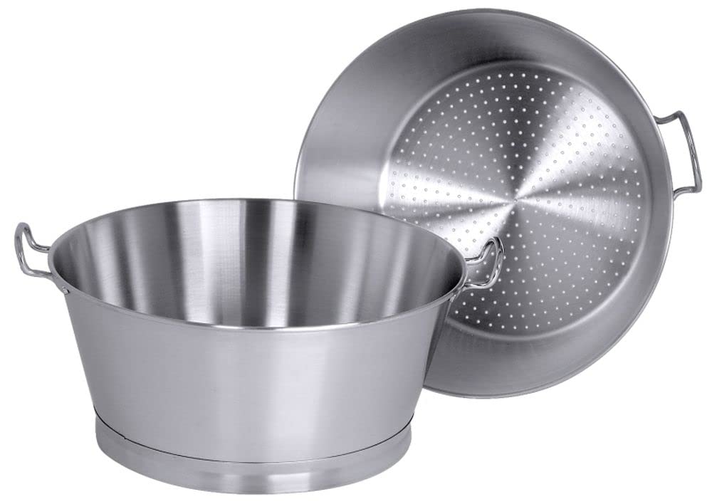 Passoire professionnelle en inox 18/10 - 50 cm - 30 l