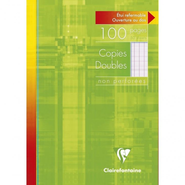 Lot de 10 Copies doubles Metric A4, étui de 100p./50 feuilles non perforées 90 g/m², coloris blanc, Séyès