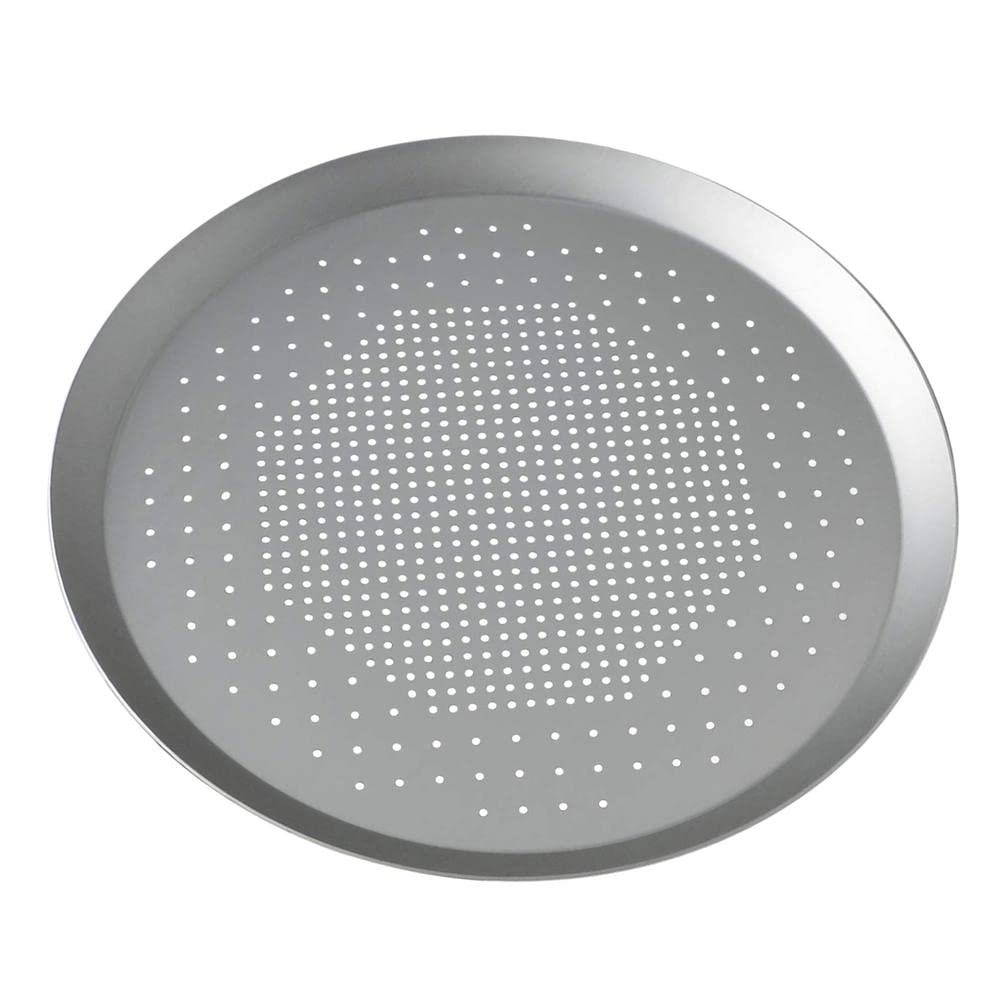 Pizza Pan With Holes Round Pizza Perforated Network Pan Pizza Making Tools Stones Crisper Baking Tray Bakeware For Home Kitchen (12 inch)