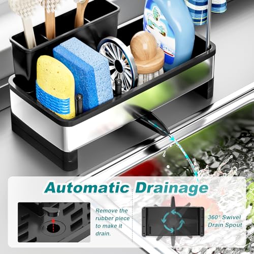 Amazon – Ewaiira Stainless Steel Sink Caddy - image 5