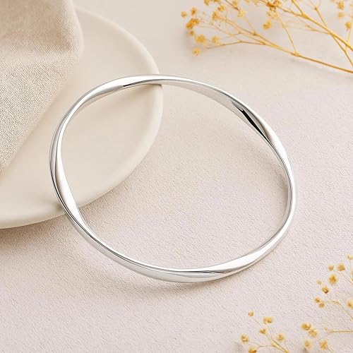 Image of 99.9% Pure Silver Kada (Bangle),Fixed Size| Gifts for Women and Girls | With Certificate of Authenticity and 99.9 Stamp