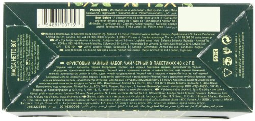 Ahmad Tea Fruit Quartet, Variety Pack Of Four Flavors, Tea Bags, 40-Count Boxes (Pack Of 4) #TOP5