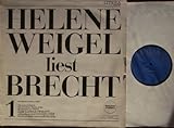 schiffbauerdamm 11 berlin-mitte  HELENE WEIGEL liest BRECHT 1 Bildhülle Sprechplatte 1976 LITERA # 8 60 047