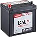 Produktbild Accurat Basic Asia B60 Autobatterie - 12V, 60Ah, 500A, zyklenfest, wartungsfrei, 30% mehr Startleistung, Ca-Technologie, Pluspol links - Starterbatterie, Nassbatterie, Blei-Säure Batterie
