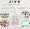 MNIGIU North Carolina Tote Bag, Large, Cotton, Unisex-Adults #5