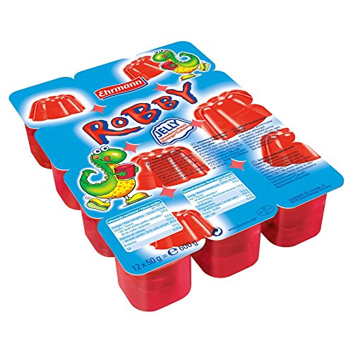 Ehrmann Robby Strawberry Jelly 12 Pk 600G,, 12 x 50.00 g