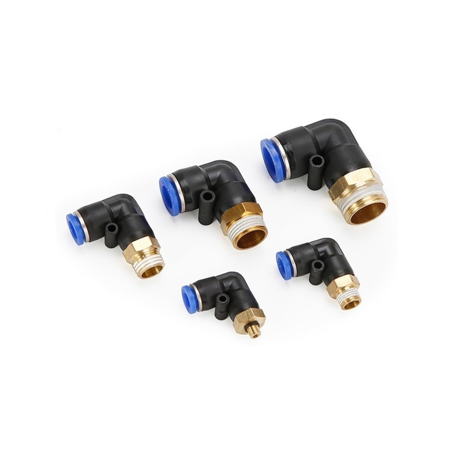 Raccordo Pneumatico Rapido Per Tubi Aria - Filettature 1/8", 1/4", 1/2" - Per Attrezzature Industriali E Fai Da Te