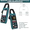 HANMATEK Multimetro con Oscilloscopio 2 in 1, Pinza Amperometrica Professionale, 5 MSa/s, Banda 1MHz, NCV, Bluetooth, Display TFT da 2,8", 600A/1000V, CO601