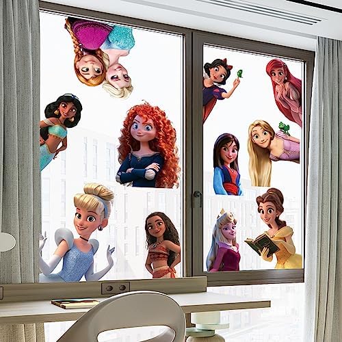 Cartoon Window Clings Decals,Party Removable Stickers for