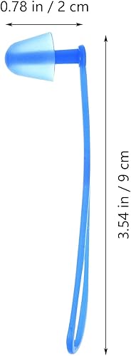 Miniatura 2 de 2 pares de tapones para los oídos para nadar, tapones para los oídos de silicona suave, impermeables, protección para los oídos, tapones