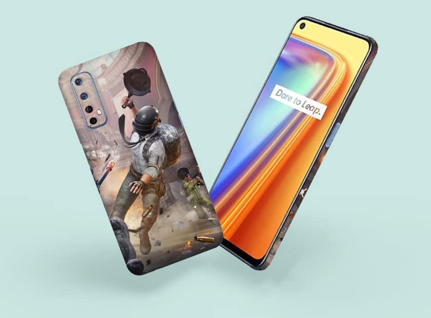 Image of Pub G Pan Fight Skin Back Protector Film Ultra Thin Scratch Resistant Vinyl (Not Case and Cover) for Realme 7