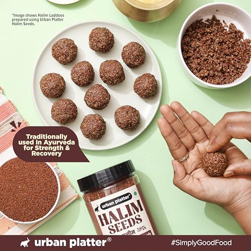 Image of Urban Platter Halim Seeds, 400g (Garden Cress /Aliv Seeds, Protein & Fiber Rich Superfood, Nutrient Dense Seed for Laddoos, Halwa & Traditional Recipes)