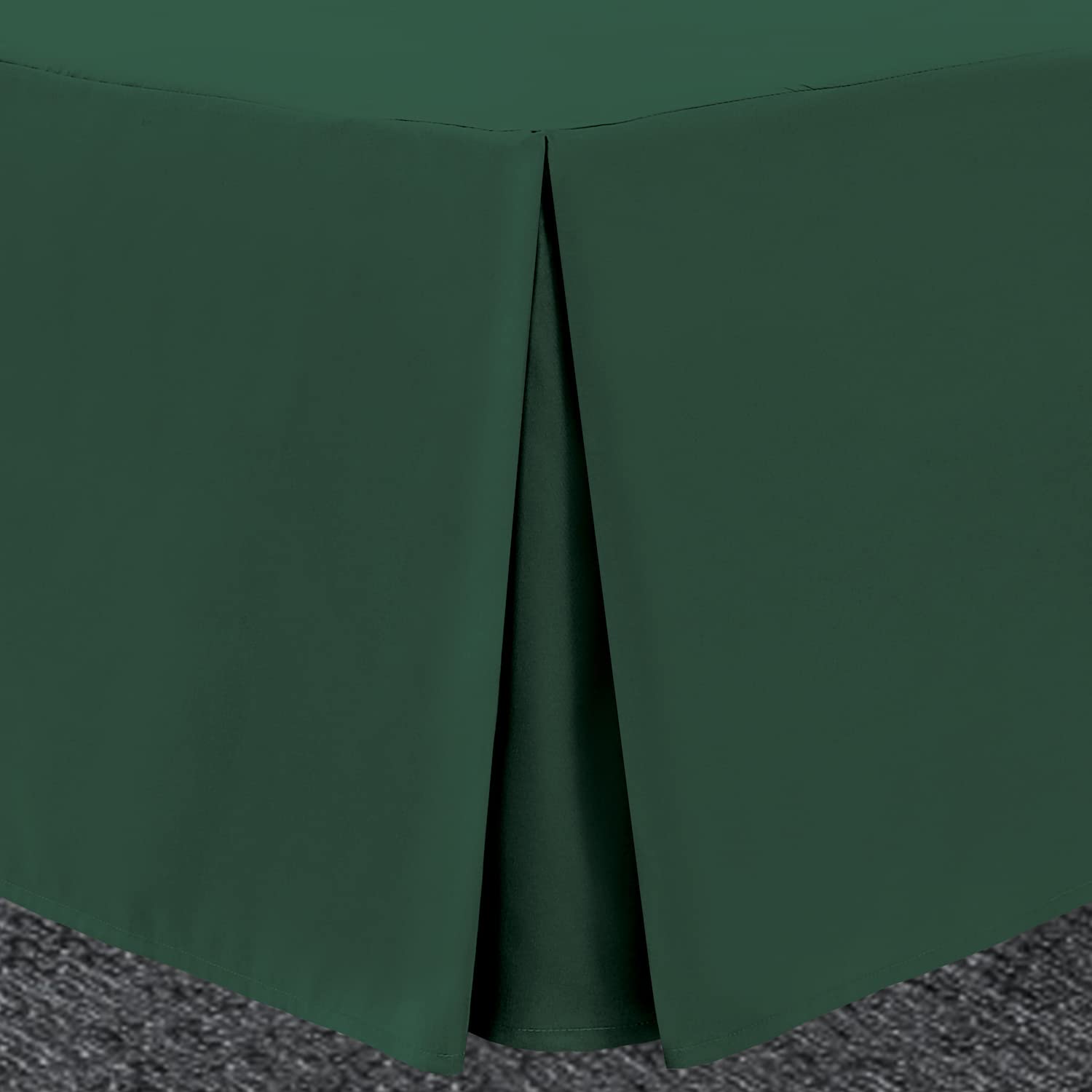 Bronwen Mathews Boys Bottle Green Bronwen Mathew Box Pleated Base Valance Sheets Double Bed Skirt Valance Sheet Microfibre Soft Brushed Easy Care Non Iron (Double, )