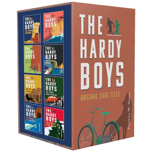 Image of Hardy Boys: Original Case Files Series - 8 Book Box Set | Classic Mystery Adventure Books | Franklin W. Dixon | Collectible Paperback Boxed Set
