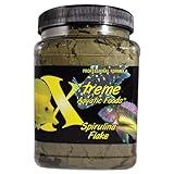 Xtreme Aquatic Foods 2227-E Spirulina Flake, 3 oz