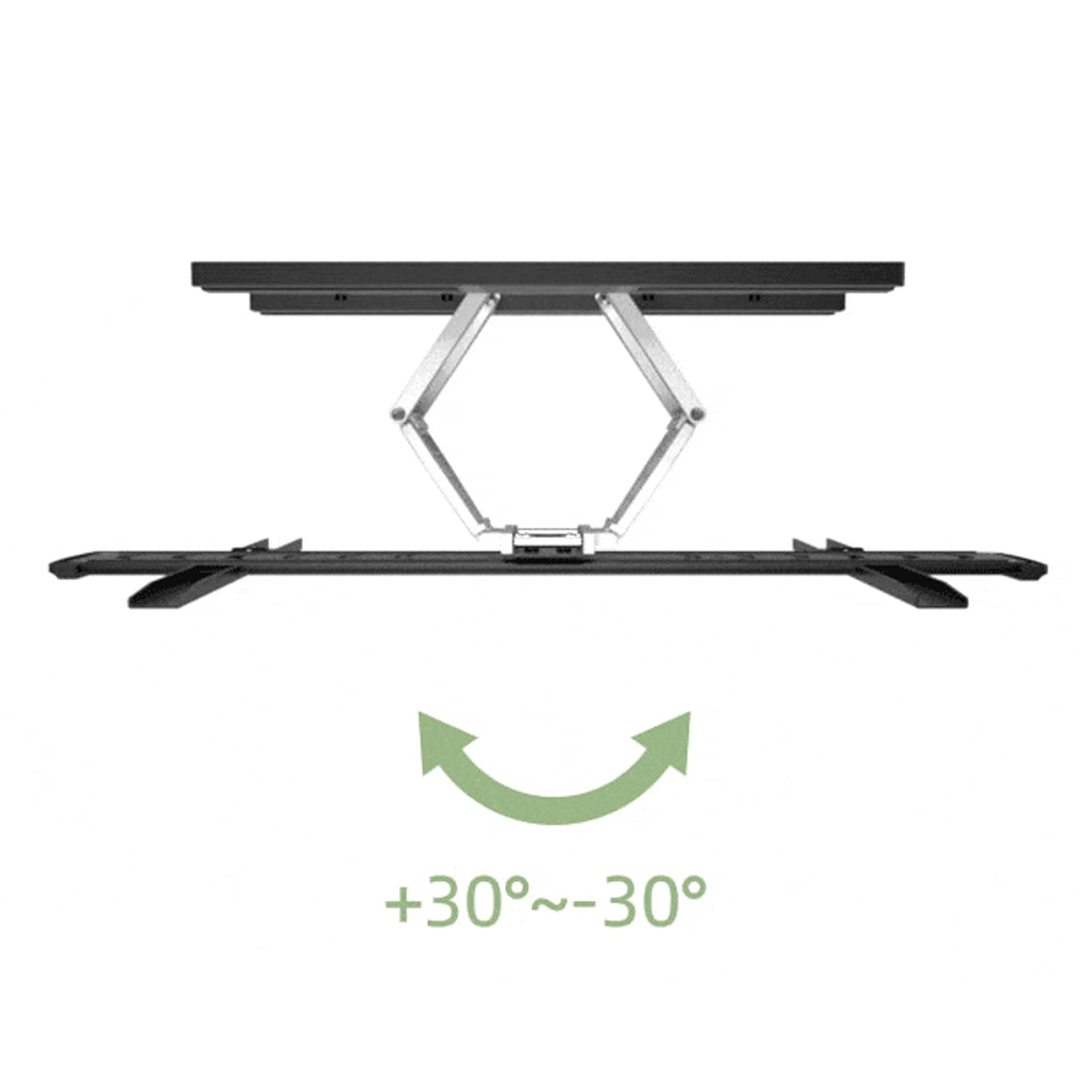 Soporte de TV de Piso, Totalmente dinámico, para Montaje en Pared, con extensión giratoria e inclinación, Soporte de TV Ultrafino Integrado para la mayoría de televisores de Pantal