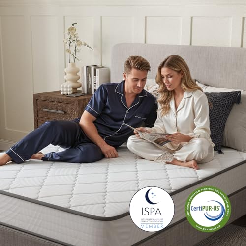 Novilla Twin XL Mattress 8 Inch, Twin XL Hybrid Mattress - Medium Firm with Pocket Springs & Comfort Foam, Cooling Pressure Relief, CertiPUR-US Certified Mattress in a Box - Thumbnail 7