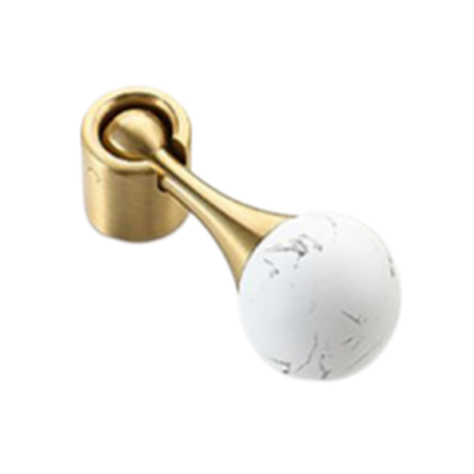 Dswzlqdxb 1 2 Pieces Cabinet Pulls Brass Door Handle Spherical Closet Handle Dressing Table Drawer Eyelet Gloves Cabinet Knobs Retro Door Levers Pendant (1)
