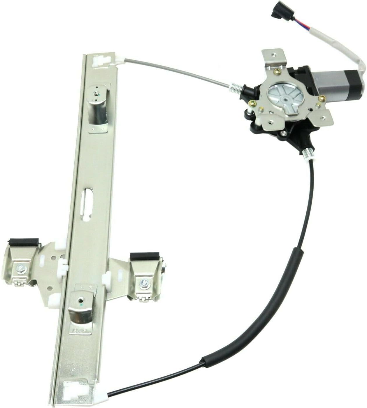 Glass Car Window Regulator Rear Left Driver Hand Side Power with Motor for Hummer for H2 6.0L 2003-2007 & 6.2L 2008-2009 15771354 14409127 WEF0666