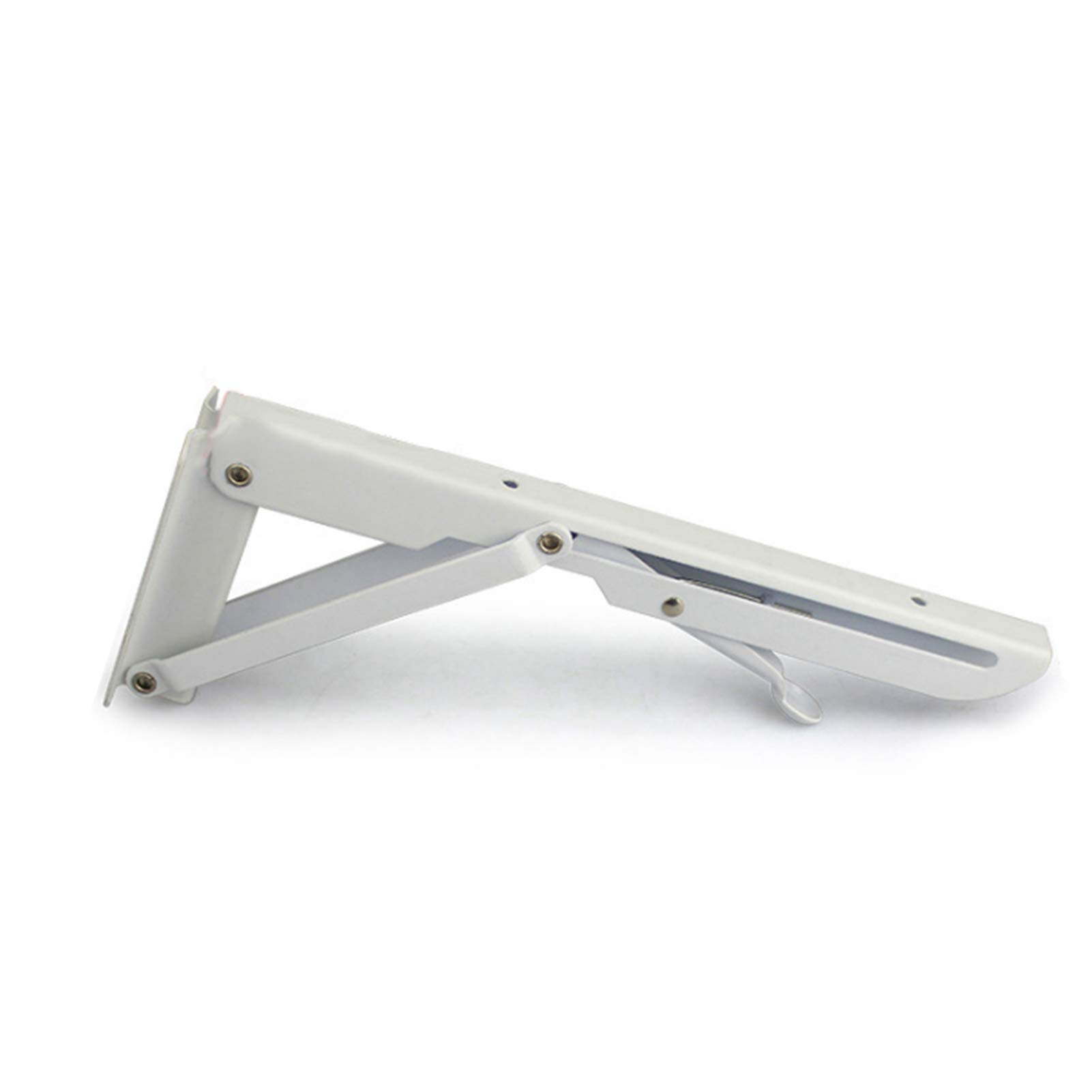 yosunl Folding Bracket Triangle Wall Shelf 90 Degree Telescopic Foldable Desk Rack Hardware Accessories
