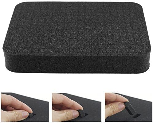 CAMKIX Customizable Magic Foam Medium Case - Gopro Hero 7, 6, 5, Black, Session, Hero 4, Session, Black, Silver, Hero+ LCD, 3+, 3, 2, 1 and DJI Osmo Action - Tailor The Foam to Your Unique Needs