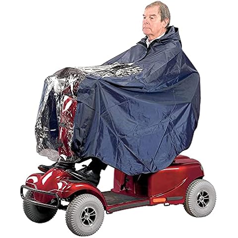 JTYX Multifunctional Rain Poncho Raincoat Universal Waterproof Mobility Scooter Cape Cover for Wheelchair 4 Mobility Old Scooter Cover