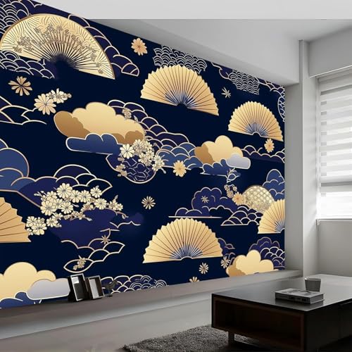 Fotomurales 150 x 105 cm Japón Papel Pintado Tejido No Tejido Estilo Japonés Fotomural Efecto 3D Papel Tapiz Decorativos pared Murales Póster para Dormitorio Salón TV Pared B570