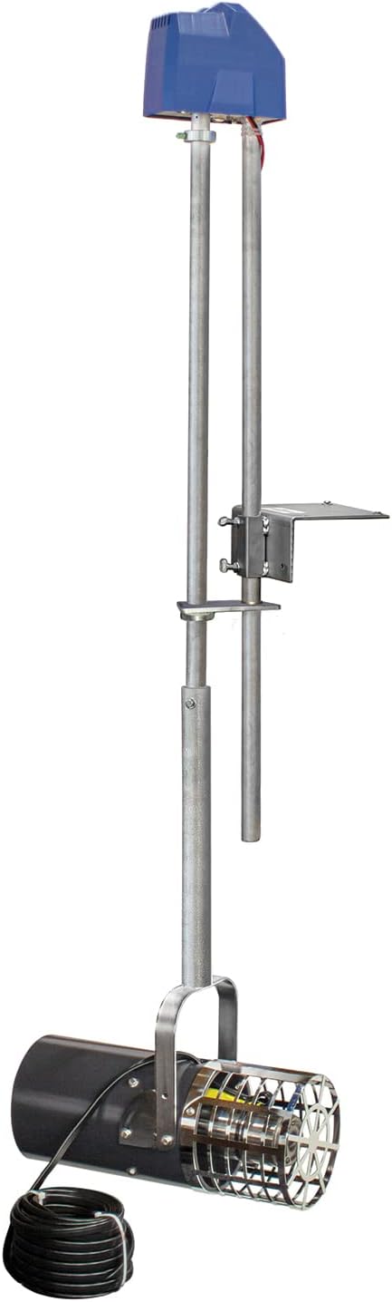 Scott Aerator Company LLC Scott Aerator Aquasweep with Oscillator | 1/2 Horse Power - 50ft Cord 115V | Dock Mount | Muck Blaster