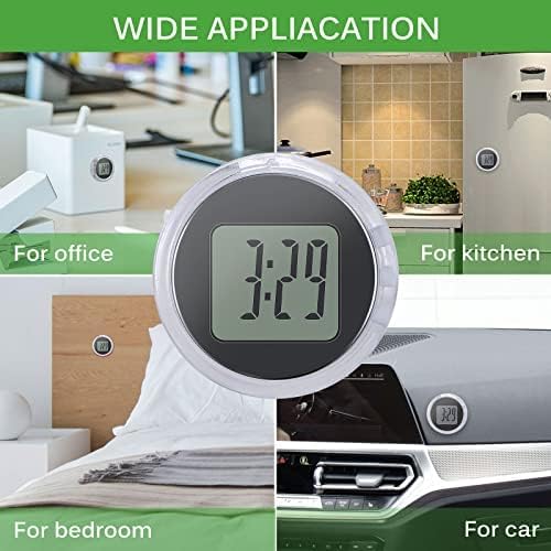 Miniatura 8 de DDSKY Reloj digital impermeable para motocicleta, paquete de 4, 1.1 pulgadas de diámetro