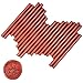 Varacl - Bastoncini di colla sigillante a caldo, per sigillare lettere, ideale per partecipazioni di nozze, buste di cartoline, lettere, cartoline, biglietti, idee regalo, 7 x 100 mm, 20 pezzi (rosso)