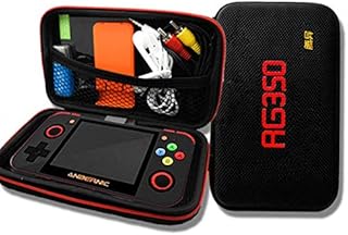 Game Console Protection Bag Protective Storage Bag For RG350, Hard Travel Carrying Case With Larger Storage Space, For RG350 Retro Game Console And Accessories