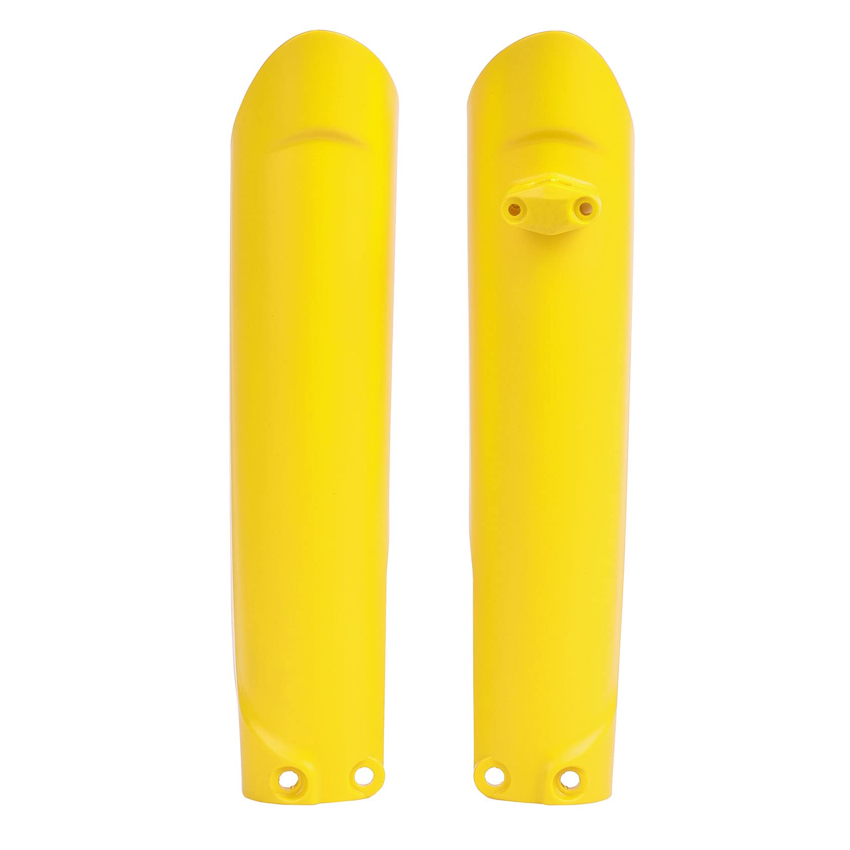 Polisport 8398600004 - Set Di Protezioni Forcella In Polipropilene Antiurto Senza Bulloneria Compatibile Con Le Moto Suzuki, Husqvarna In Colore Giallo - 4