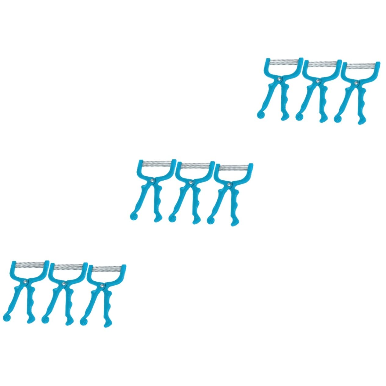 9 Pcs facial hair remover spring hair removers facial depilation tool spring facial remover shave machine for men facial hair removal the face stainless steel spring Miss product