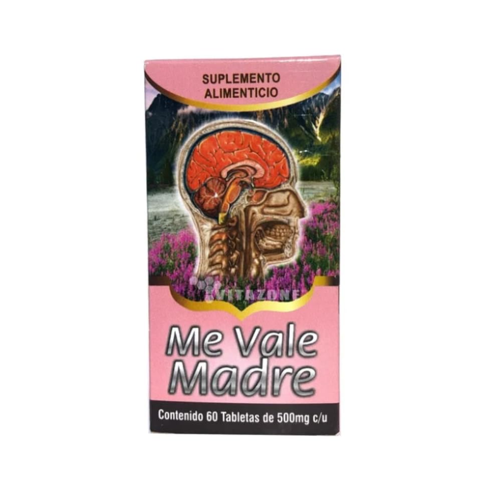 Me Vale Madre 60 Caps. Headache Migraine & Stress/ Dolor De Cabeza,estres