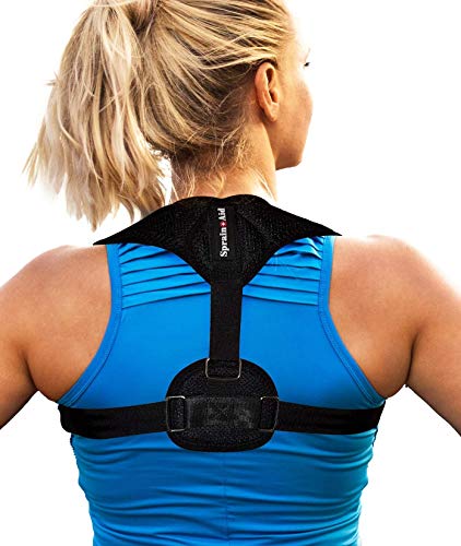 Posture Corrector For Men And Women Adjustable Upper Back Brace For Clavicle Support and Providing Pain Relief From Neck, Back and Shoulder (Universal)