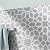 Moroccan Mosaic & Tile House CTP40-03 Bahja 8’’x8’’ Handmade Cement Tile in Gray/White (Pack of 12)