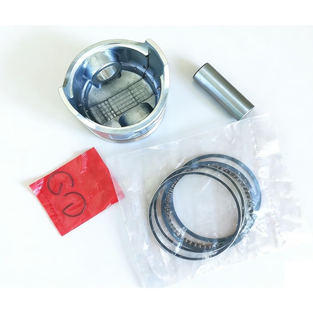 Itrvcay Piston Kit 56Mm Fit For 156F 4 Stroke Horizontal Engine Generator Water Pump Ring Set Pin Clip Assembly