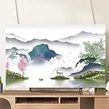 ★ design amico per l'utente: la parte posteriore è semi-chiusa e la tv montata sul desktop può essere utilizzata più comodamente, senza influire sul raffreddamento e sul cablaggio della tv. con una copertura per telecomandi tv in regalo!