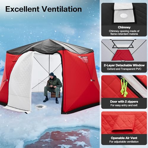 Albott 6-8 Person Ice Shanty