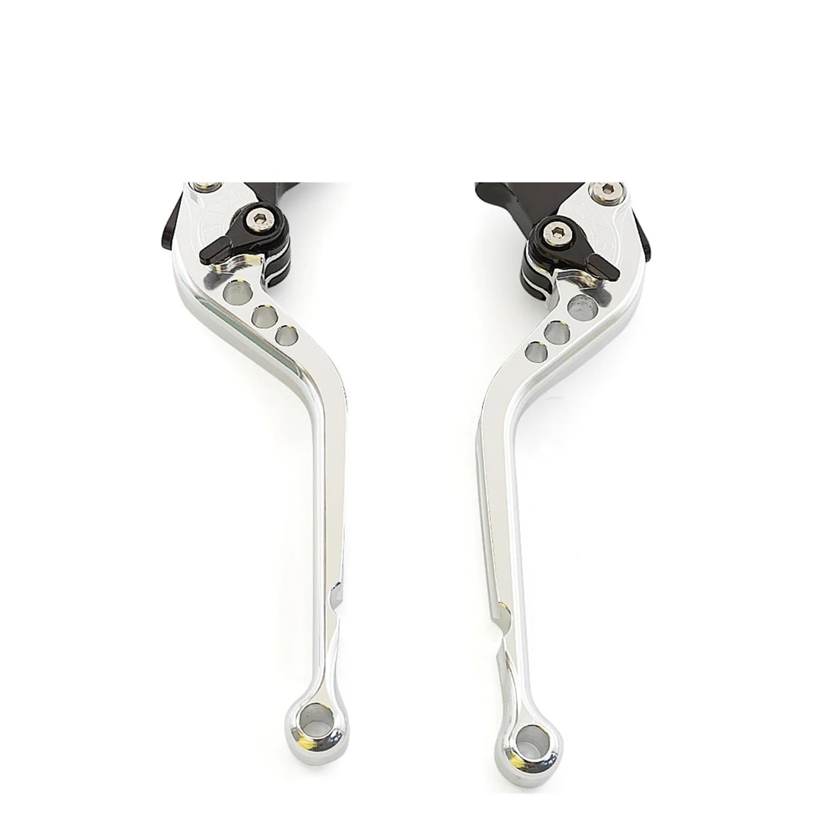 Dajmsuy Long Silver Motorbike Brake Clutch Lever For Fz1 For Fazer Gt Fz6 For S2 For Fz6r Fz8 Xj6 For Diversion For Abs For Fz6-Fazer F-16 Y-688 Motorcycle Brake Clutch Levers