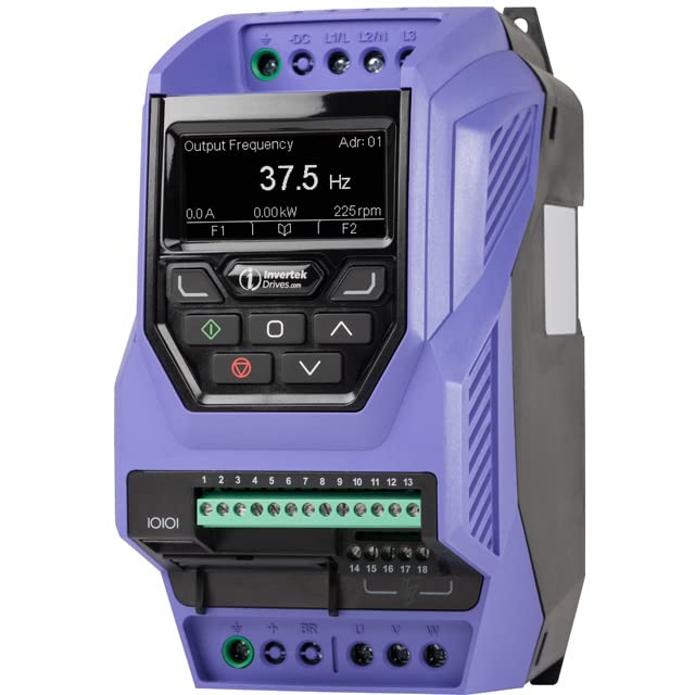 Optidrive P2 IP20 4kW, 9,5A, C1, In: 3Ph-400V/Out: 3Ph-400V
