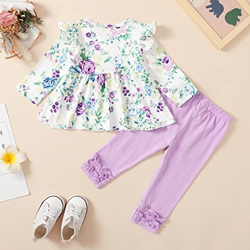 Image of Baby Girl Clothes Infant Toddler Clothes Fall Winter Outfit Clothing Set