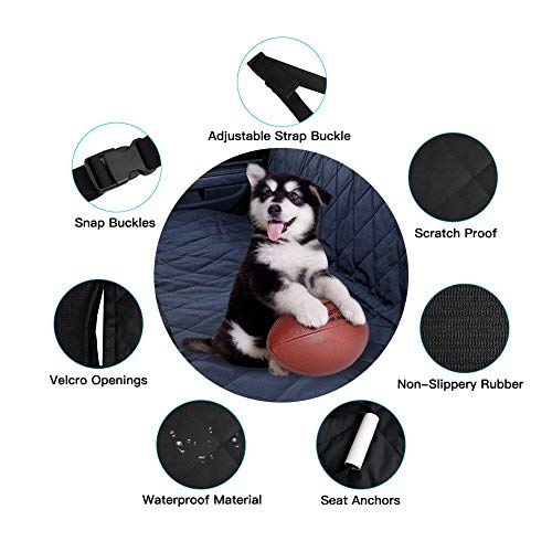 Coprisedile per Cani Auto, ZOTO Impermeabili Amaca...